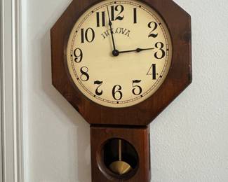 Bulova wall clock