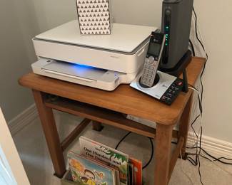 Printer, modem, kids books
