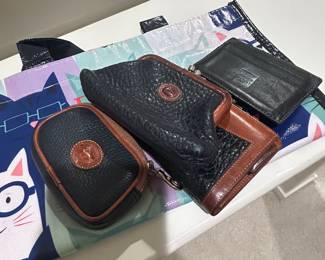 Dooney and Burke leather wallets and change purse