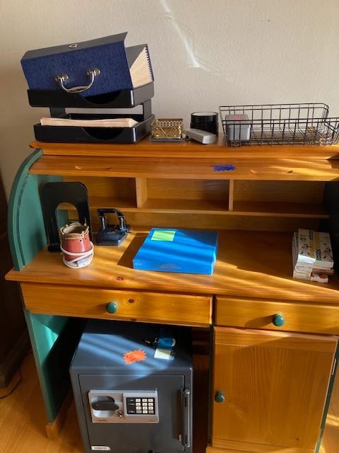 Roll top desk, not vintage