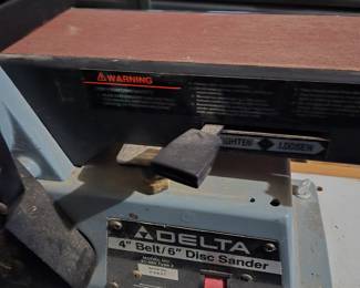 Delta disk sander