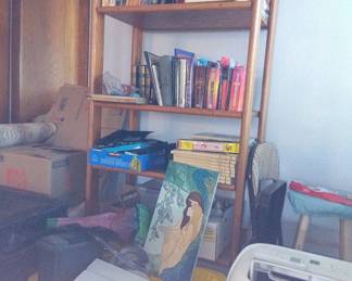 2 Oak bookshelfs