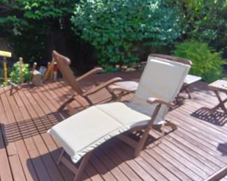 lounge chairs and new cushions