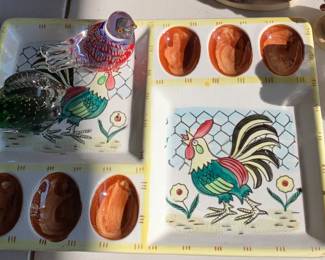 Rectangular hard boiled egg dish!