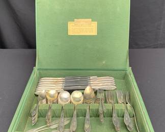 Gimbel’s flat ware set in original box.