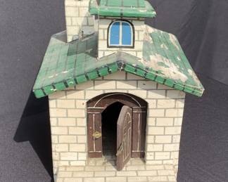 Folk art church. Pen used for scale.