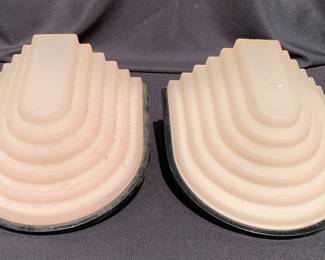 1980s Deco style wall sconces