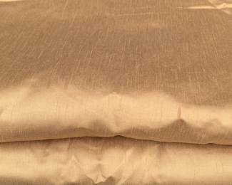 Satin winter weight draperies