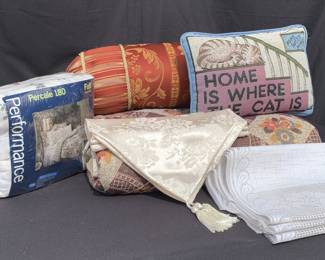 Bed and table linens…, more to come