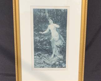 Framed classical art