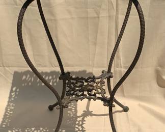 Green marble top plant stand - late 19th/early 20th century