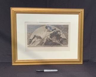 Framed classical art