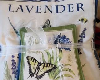 Large assortment of linens