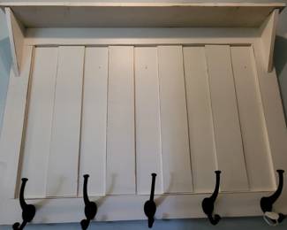 Hanging coat rack