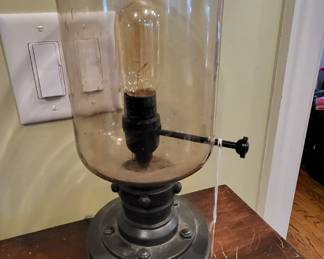 Edison light table lamp