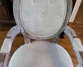 Wayfair linen fabric arm chair, 4 available