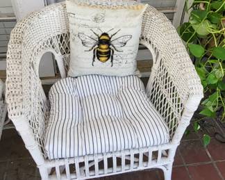 Wicker patio furniture