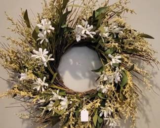 Large selection of year round wreaths