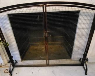 Fireplace screen