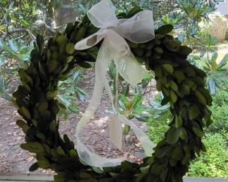 Large selection of year round wreaths