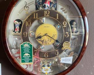 New seiko musical clock