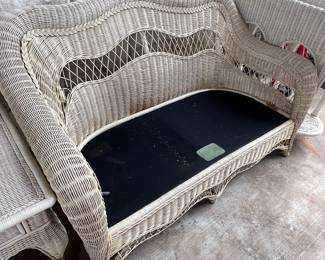 Vintage Mathis Bros wicker WOW