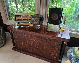 Decorator pieces, console cabinet