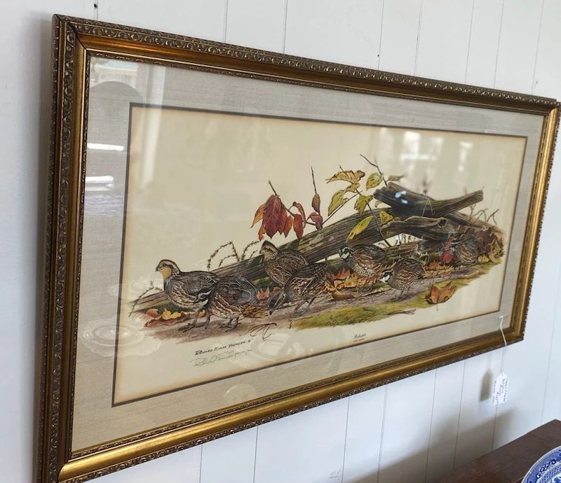 Signed Bobwhites Picture 