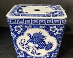 Blue & White Porcelain Incense Burner