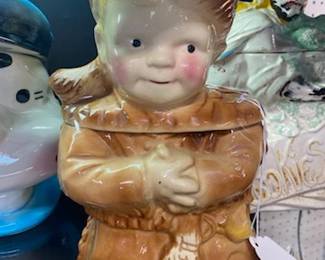 Davy Crockett Figural Cookie Jar