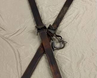 Pair Snow Skis