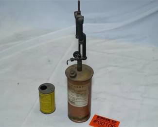 RARE VINTAGE Coleman Lamp And Measuring Can