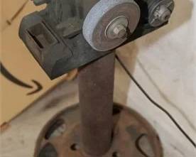 Bench grinder polisher