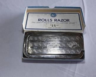 Rolls razor in box vintage