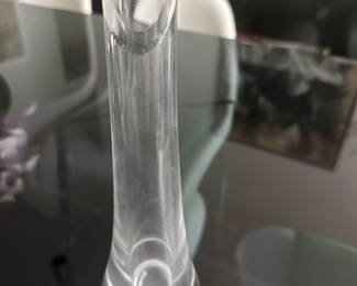 Signed Crystal Vase 