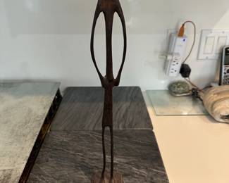 African man bronze statue 