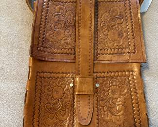 Vintage Embossed leather bag 