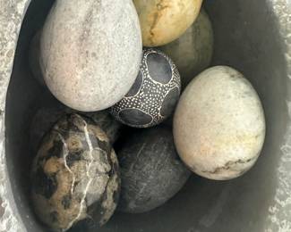 10 Stone Eggs from Kenya 