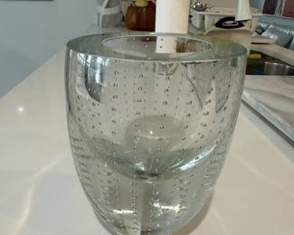 Applebaum Signed Crystal Vase