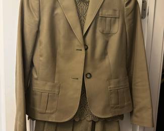 Kate Hill 3 pc Skirt W/ blouse and Jacket 
Size SP