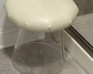 Vintage Acrylic Mushroom Seat
