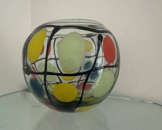 Nicolas signed vase