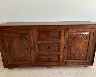 Solid Wood Buffet Cabinet