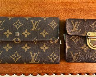 Authentic Louis Vuitton Wallets...Can Be Seen At Check Out