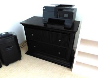 File cabinet, printer