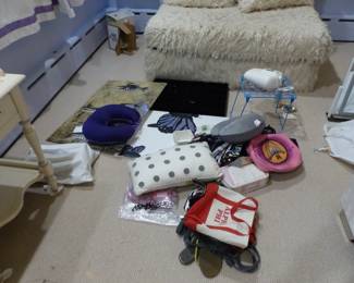Loveseat, misc. stuff
