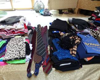 Women's & teen clothing, men's ties