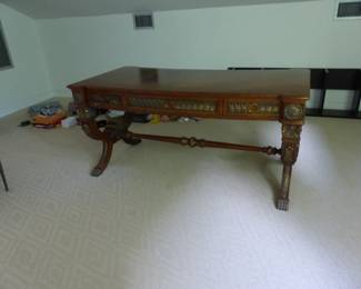 Ornate writing desk
