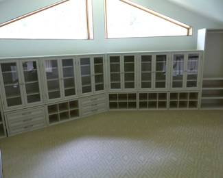 Pottery Barn complete closet/storage setup