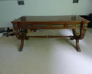 Ornate writing desk